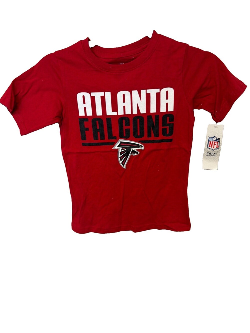 Youth Boys XS 4/5 NFL Atlanta Falcons Graphic Print Tee Cotton T-Shirt NEW G002